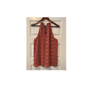 Michael Kors Red Floral Top